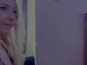 Crazy! My stepbrother cum on my face when watch a film in the sofa 1/16