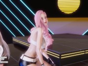 [MMD] GIRL CRUSH - Oppa, Do you Trust Me Sexy Kpop Dance Ahri Seraphine 4K Leauge Of Legends Hentai 8/16