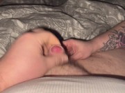 Red Long Nails Scratch Swelled Up and sensitive Small Cock 13/16