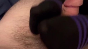 Post Shift Sockjob For Roommate