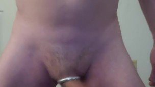 Ball Stretching Testicles Dad