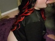 Sith goth girl slobs on cock 7/16