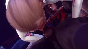 Miles Morales x Male Spider-Gwen: Spider-Kiss Blowjob part 5
