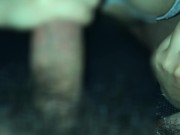 夜の駐車場の車内で下着JDがフェラ手コキ♡最後に一滴まで搾り取る従順な女の子♡#211【RKD,HJJ】 2/16