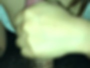 夜の駐車場の車内で下着JDがフェラ手コキ♡最後に一滴まで搾り取る従順な女の子♡#211【RKD,HJJ】 8/16