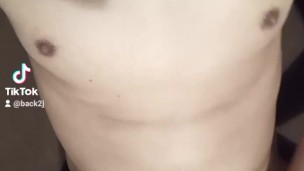 Horny Twink Eats Cum
