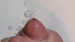REAL Cumpilation big white cock cum ! LOT OF PRESSURE IN LAST CUM :O