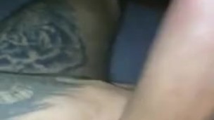 Getting ready for her to suck it all off