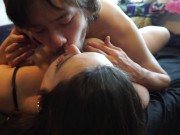 Chubby Tit Sucking - Natural Boobs - Amateur Couple - BBW Latina 11/16