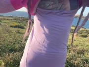 Onlyfans tattoo girl Anuskatzz has outdoor sex at a puplic place and gets a big cumshot in her face 7/16