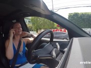 Ersties - Hot Blonde Masturbates In Her Car 15/16