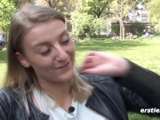 Ersties - Single-Mädchen Tamara aus München fingert sich von hinten 9/16