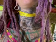 Onlyfans hippie Anuskatzz has anal sex till orgasm in her camper and gets a big cumshot in her face 3/16