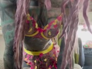 Onlyfans hippie Anuskatzz has anal sex till orgasm in her camper and gets a big cumshot in her face 5/16