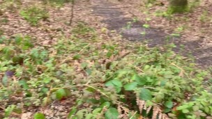Watering The Weeds With HOT PISS In The Forest