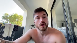 Macrophilia - brought to the gym on the giants foreskin