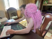 ASIAN GIRL DISTRACTS HER FRIEND FROM WORK SO HE CAN FUCK HER 1/16