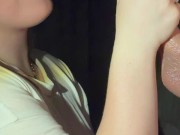 MILKING HIS COCK AND SWALLOW HIS TASTY CUM