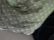 I wake her up with a cumshot on her ass in panties 1/16