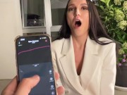 I cum hard in a restaurant on the first date (LOVENSE REMOTE) 5/16