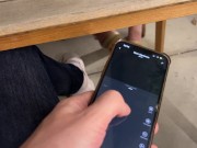 I cum hard in a restaurant on the first date (LOVENSE REMOTE) 6/16