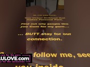 Babe blowing cum bubble after creampie'd pussy closeups & more sexy cumshots & spreading shots behind scenes - Lelu Love 1/16