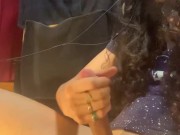 double hand storking cumming hard! look at this monster CUM!