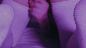 Shemale sissy hands free cum