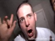 Lesbian college teens have wild orgy 2/16