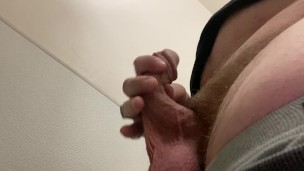 Daddy got bored and played with his Cock and Balls