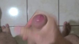 Alone guy jerking off