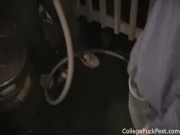 Sweaty lesbian college party 2/16