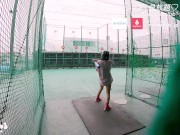 素人巨乳女子とバッセンデート後にお風呂で汗だくペッパーミル手コキフェラで大量顔射　日本人　カップル　主観　おっぱい　スタイル抜群　美女　ハメ撮り　個人撮影　手コキ　無修正　まろちゃんねる 3/16