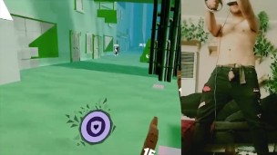 Streaming VR game workout with my dick out (trying stuff out)