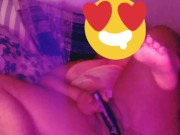 CUM DRIp, IT'S SO WET & LOUD MY FIANCE' CAUGHT ME 🥵💋🤤 4/16