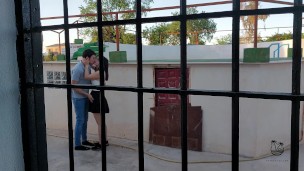 Fucked in public while we are watched from the window