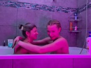 Bathroom lesbian feet licking 7/16