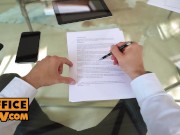 POV - Bad secretary Kylie Green loves her boss' cock in her butt 1/16