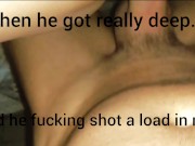 'I let a complete stranger cum in me!' She shows off her messy pussy then tells BF what happened...