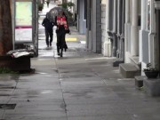 Teaser - Boobs out on a rainy day 11/16