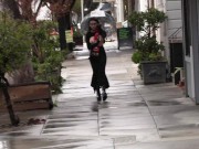 Teaser - Boobs out on a rainy day 6/16