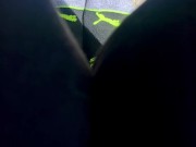 Two socked feet rub against one another - SFW 11/16