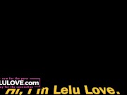 Cam babe dancing naked while packing for nudist resort & recording behind the porn scenes podcast with twerking - Lelu Love 14/16
