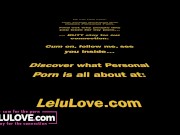 Cam babe dancing naked while packing for nudist resort & recording behind the porn scenes podcast with twerking - Lelu Love 2/16