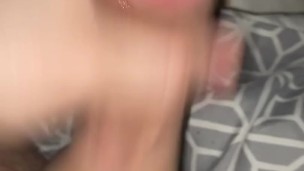 A lot of precum and a lil moaning