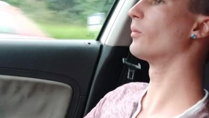 Public masturbation in my car when I am driving