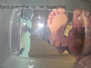Cock and balls trampling underglass 4 with cumshot (preview) 13/16