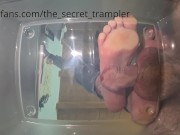 Cock and balls trampling underglass 4 with cumshot (preview) 8/16