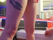 Making his dick get hard, one pee at a time