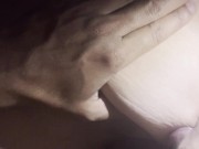 Milking her big boobs 1/16